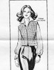 Short Crocheted Shell Vest Pattern, Mail Order Design 7157