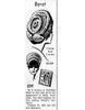 Mail Order Pattern No 5291, Knitted Beret Newspaper Advertisement