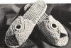 Free Crochet Slippers Pattern, Vintage 1960s