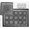 Vintage Crocheted Weave Rug Pattern 