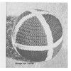 Crocheted Ball Pattern in two colors of Pearl Cotton