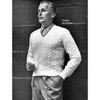 Knitted Mans Cable Sweater Pattern 