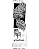 Mail Order Design 775, Crocheted Chair Doily Pattern Newspaper Advertisement