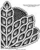 Crochet Pattern Stitch Illustration of Pineapple Chair Back Design 775
