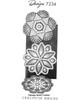 Small crocheted doilies pattern; three different designs - design 7234