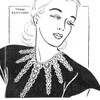Vintage Crochet Finger collar pattern, 1948 Workbasket
