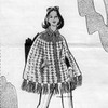 Crocheted Shell Stitch Cape pattern Design 7289