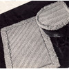 Crochet Bathroom Rug Pattern, Vintage 1950s