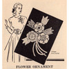 Free Crochet Flower Ornament Pin Pattern 