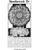 Mail order pattern No E-1063, Frilly Doily Newspaper Advertisement