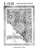 Crochet Pineapple Motif Pattern for Tablecloth and accessories, Mail Order No E-1128