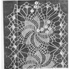 Pinwheel Medallion Crochet Pattern Illustration, Mail Order Design 7207