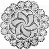 Vintage Pinwheel Crochet Doily Pattern, Shell Border, Mail Order 1238