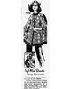 Crochet Pineapple Cape Newspaper Advertisement, Alice Brooks Mail Order Design 7240