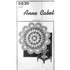 Anne Cabot 5530, Crochet Pineapple Doily Pattern 