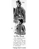 Mail Order Design 7393 Newspaper Advertisement, Crocheted Matching Capes