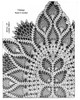 Large Pineapple Oval Doily pattern Illustration, Laura wheeler Design 544
