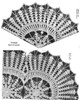 Oval Wheel doily pattern illustration, Mail Order Design 7351