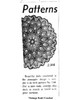 Mail Order Pattern No 1144, Crochet Pineapple Doily Newspaper Advertisement