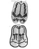 Illustration of his and hers shoes crochet potholders pattern