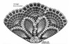 Small pineapple doily pattern stitch illustration Design 7398