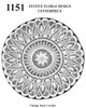 Large Flower Doily Crochet Pattern, Mail Order 1151 from Martha Madison