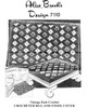 Easy Crochet Rug Pattern, Mail Order Design 7110