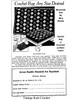 Mail Order Design 7110, Crocheted Rug Pattern newspaper advertisement