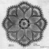 Crochet Flower Doily Illustration, Laura Wheeler 899