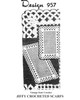 Jiffy Crochet Scarfs and Mats Pattern Design 957