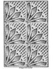 Crochet Tablecloth Pattern, Fan Squares, Laura Wheeler 508