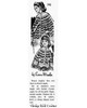 Mail Order Design 745 Crocheted Ponchos Pattern Newspaper Advertisement