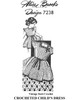 Girls Crochet Party Dress Pattern, Alice Brooks Design 7238