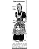 Mail Order Design 823, Filet Crochet Apron Newspaper Advertisement 