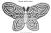 Crochet Pineapple Butterfly Pattern Illustration