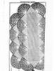 Crocheted Double Fan Scarf Pattern, Needlework Bureau E-1180