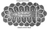 Crochet pineapple armrest pattern, filet center Design 7430