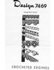 Crochet Dress Edging Pattern, Design 7469