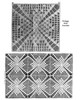 Crochet Diamond Square Pattern Illustration, Mail Order Design 643