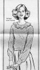 Ruffled Collar Knitted Blouse Pattern, Laura Wheeler 759