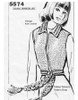 Belted Top Crochet Pattern, Anne Cabot 5574