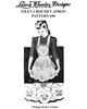 Pansy Filet Crochet Apron Pattern Design 696