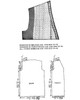 Crochet Vest Pattern illustration with layout chart Design 606