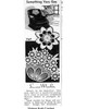 Mail Order Design 747 Crocheted Chair Set Pattern Newspaper Advertisement
