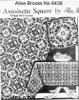 Marie Antoinette Crochet Tablecloth Pattern, Alice Brooks 6438