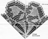 Crochet Tulip Doily pattern Illustration, Design 7209