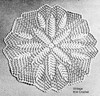 Crochet Fern Centerpiece Doily Pattern