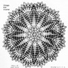 Large Crochet Doily Pattern Illustration, Mail Order Design 7235
