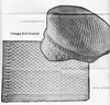 Crochet Visor Cap Pattern in synthetic worsted Design 534