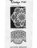 Crochet Medallion Tablecloth Pattern Design 7141